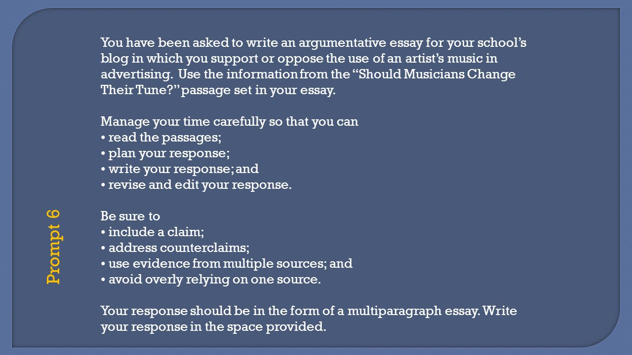 How to edit an argumentative essay
